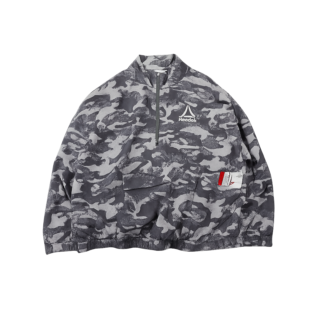 Thrifted - REEBOK Chaqueta Camuflada Talla XXL