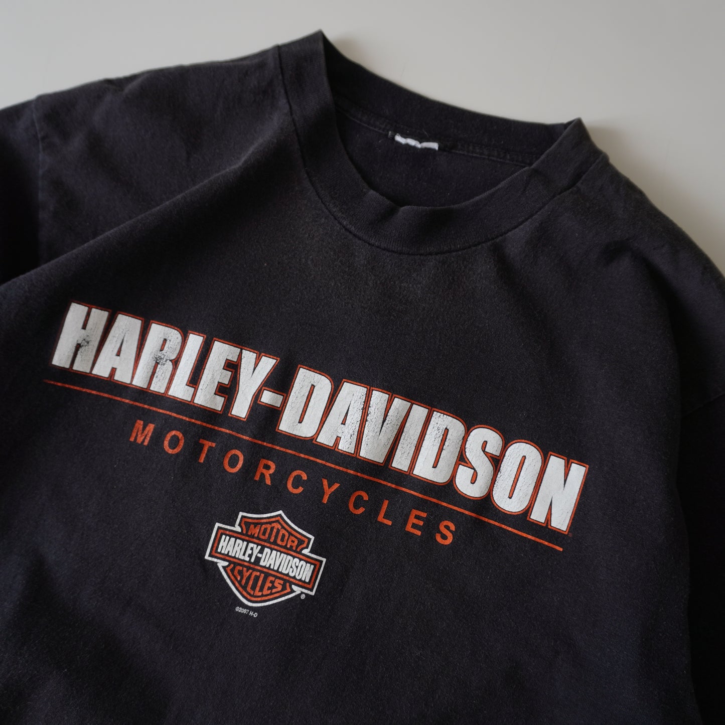 Thrifted – Polera Harley-Davidson 2007 Faded Talla L | Largo 81 cm | Ancho 53 cm