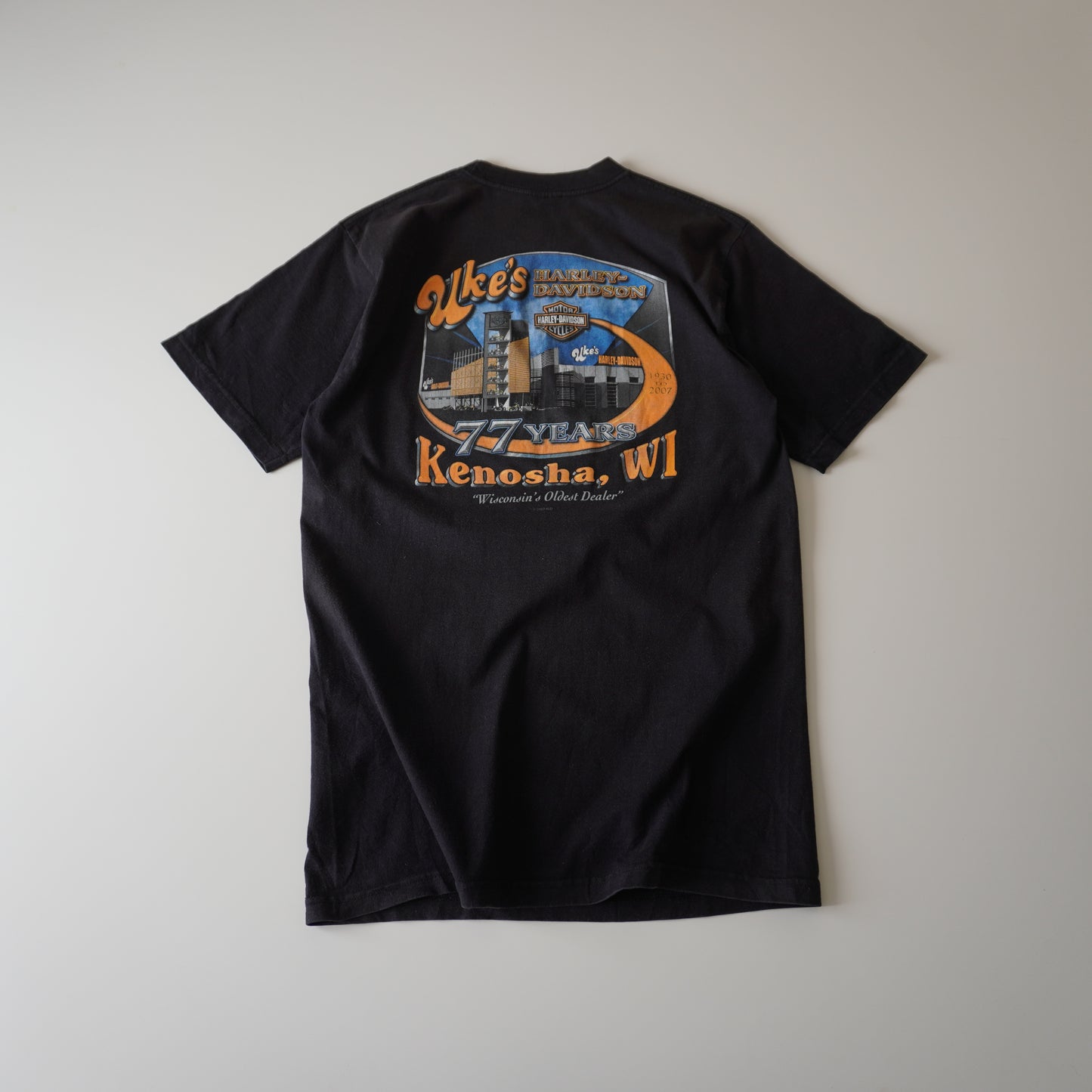 Thrifted – Polera Harley-Davidson 2007 Faded Talla L | Largo 81 cm | Ancho 53 cm