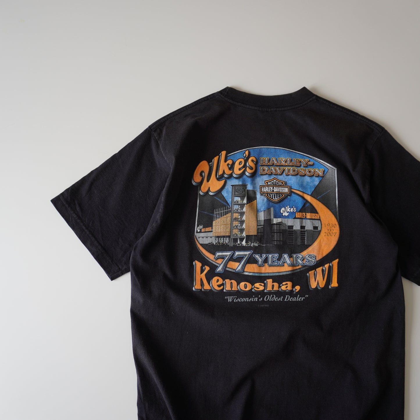 Thrifted – Polera Harley-Davidson 2007 Faded Talla L | Largo 81 cm | Ancho 53 cm
