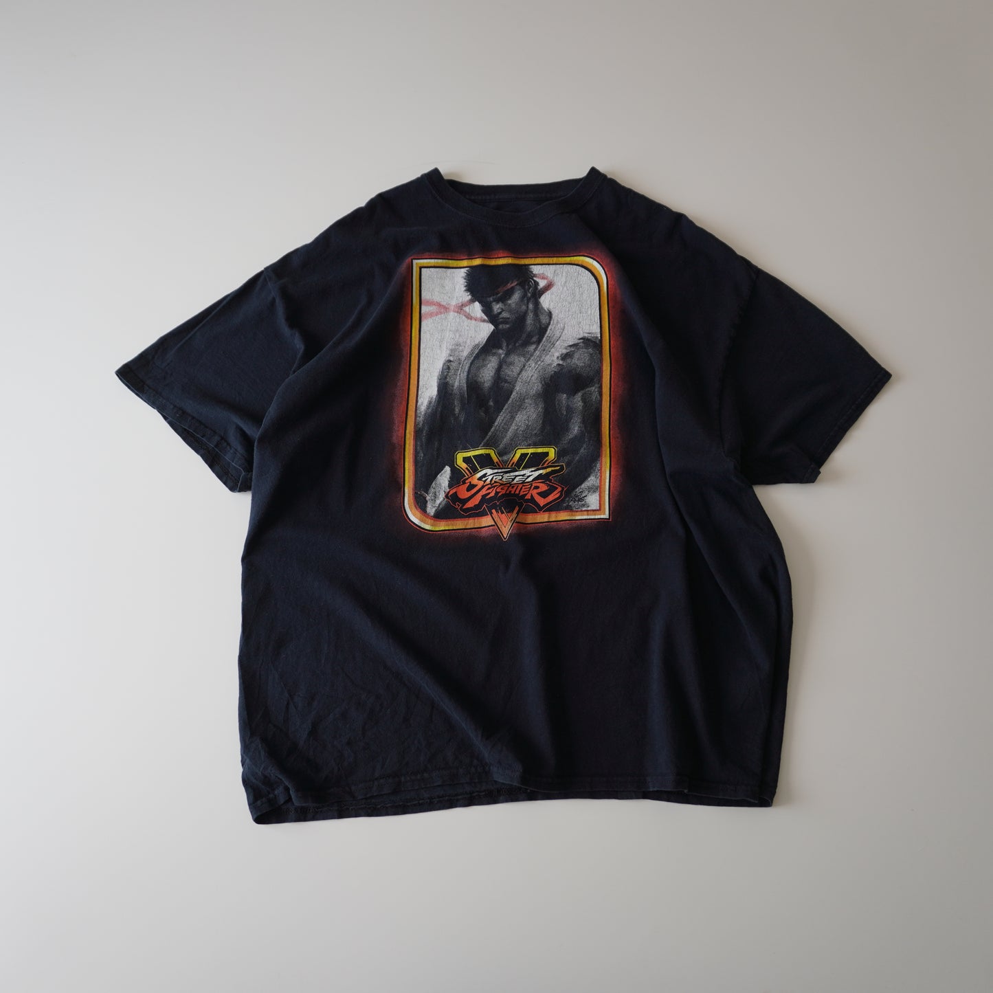 Thrifted – Polera Street Fighters Talla XL | Largo 73 cm | Ancho 65 cm