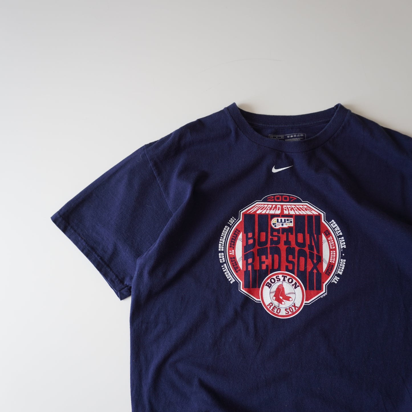 Thrifted – Polera Nike Team Boston Red Sox MLB Talla M | Largo 67 cm | Ancho 56 cm