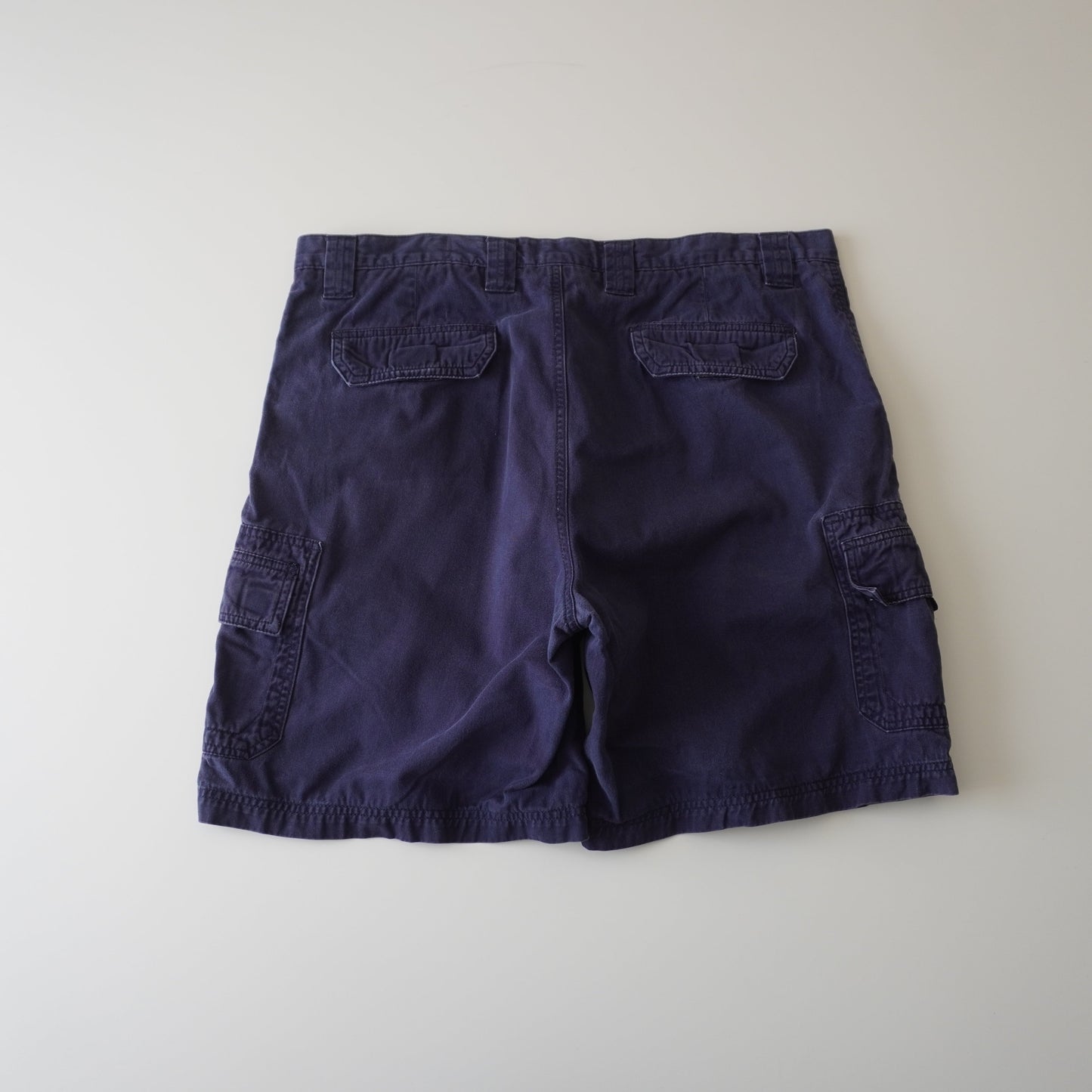 Thrifted – Short Cargo Azul Croft & Barrow Talla 38 USA | Cintura 50 cm | Largo 50 cm