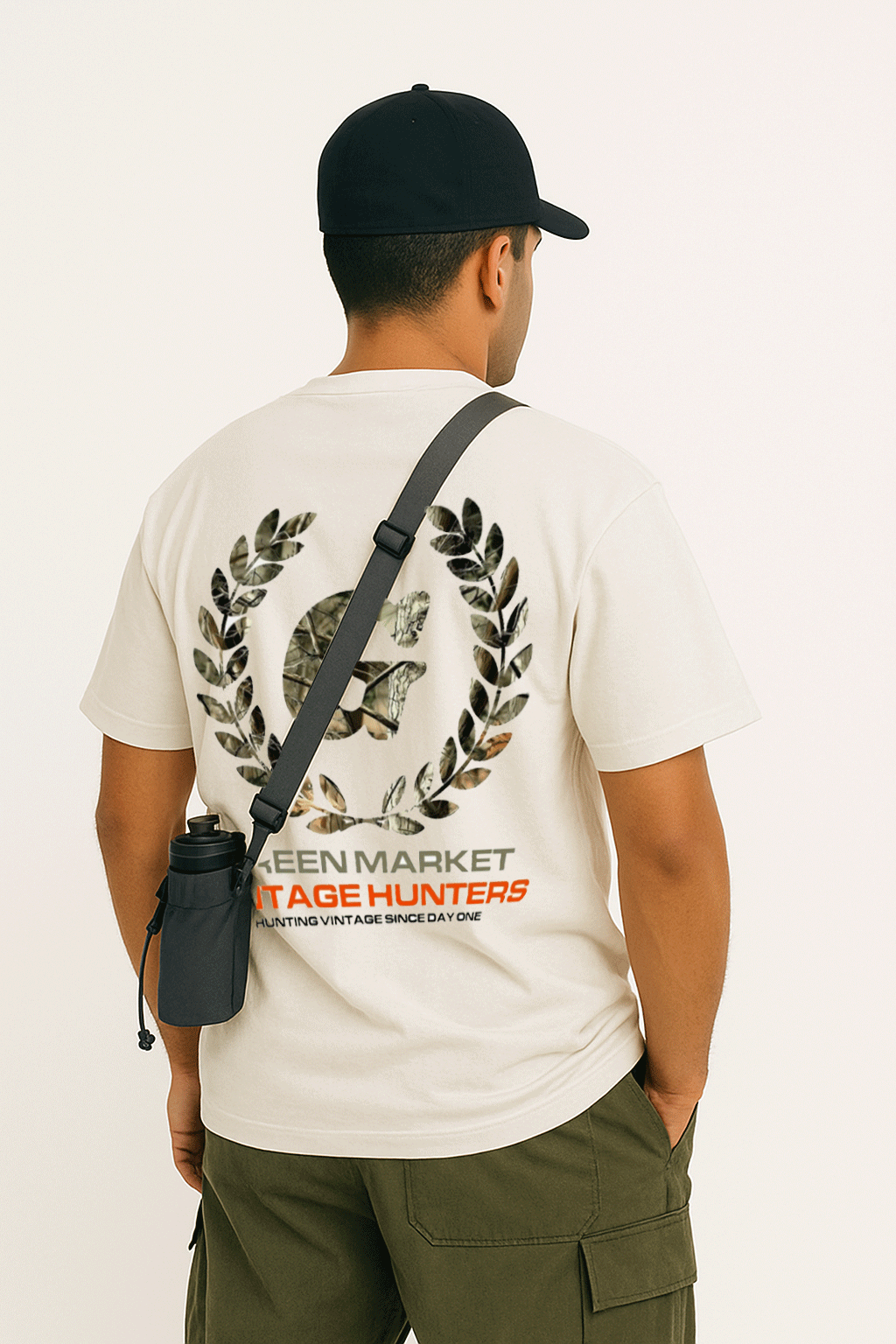 Camiseta Oversized Vintage HUNTERS