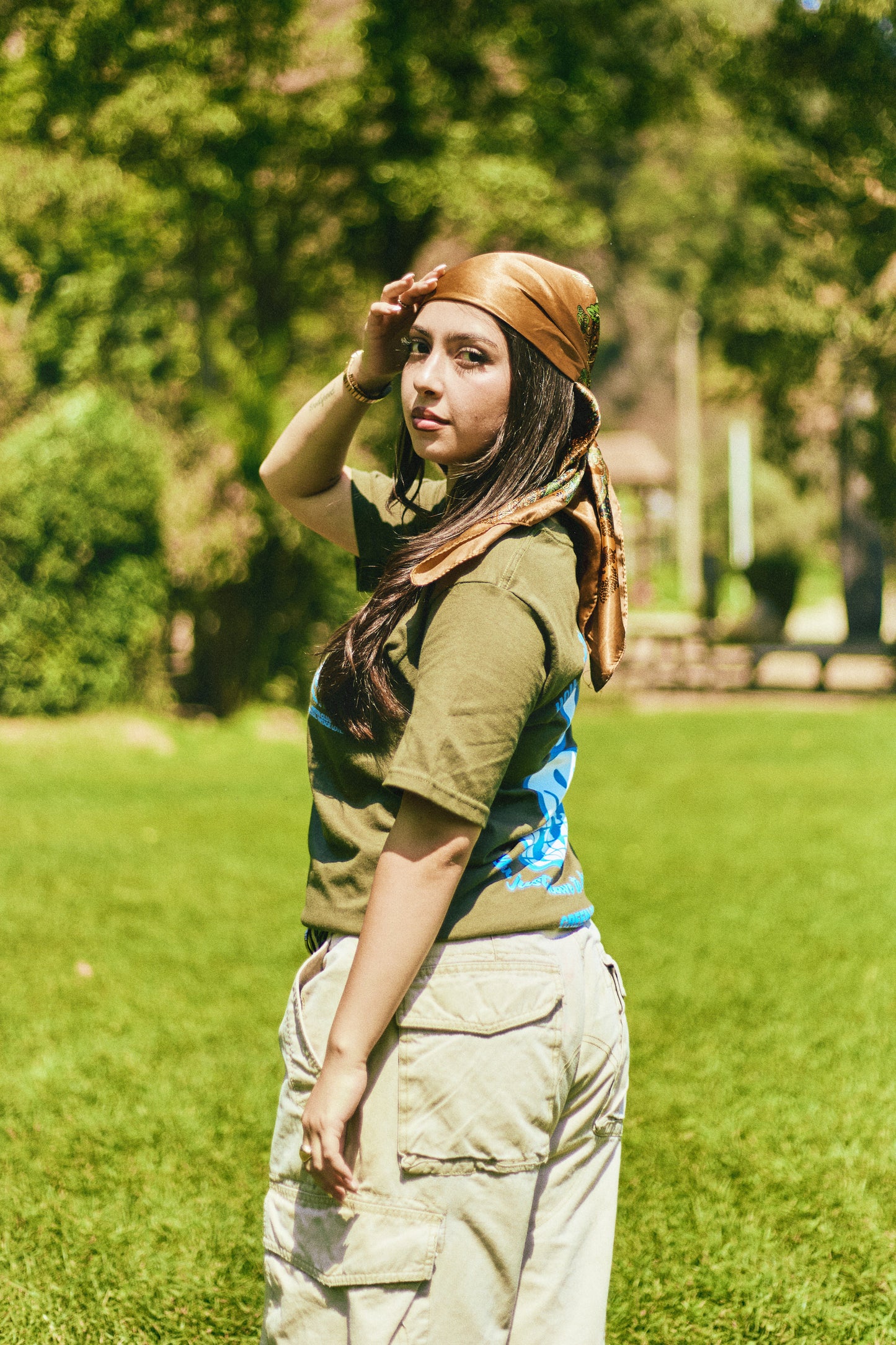 VINTAGE LOVER  — Polera Verde para el día a día