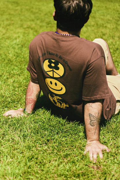 VINTAGE LOVER  — Polera Café para el día a día