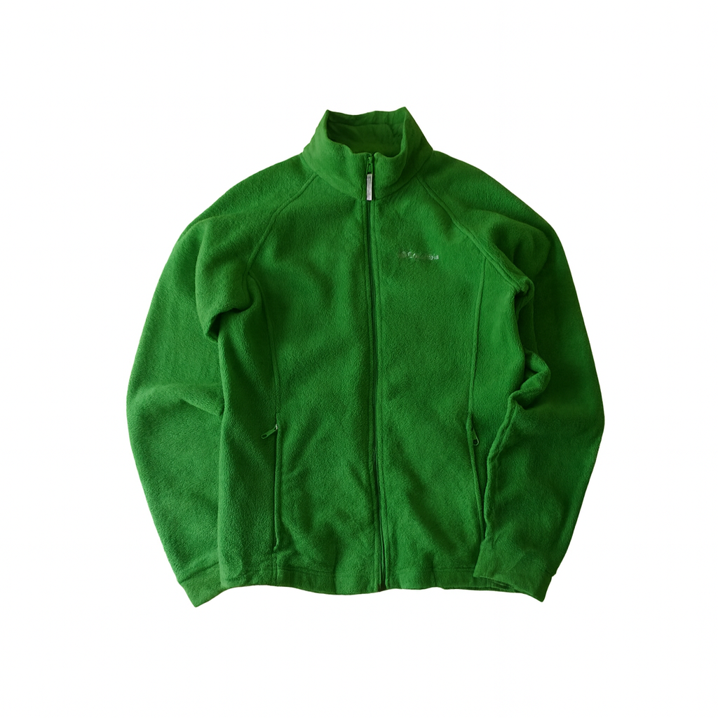 Thrifted - Polar COLUMBIA Verde / Talla S  50 ancho - 66 largo 