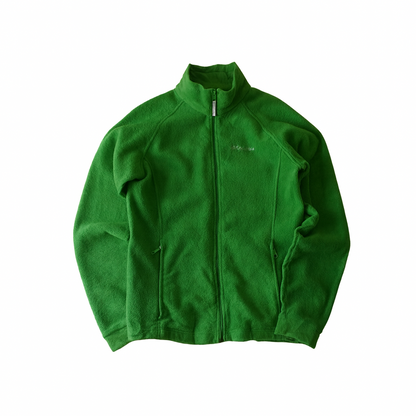 Thrifted - Polar COLUMBIA Verde / Talla S  50 ancho - 66 largo 
