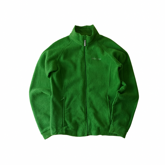 Thrifted - Polar COLUMBIA Verde / Talla S  50 ancho - 66 largo 