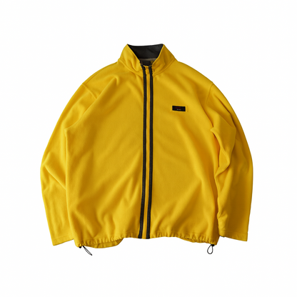 Thrifted - Polar TOMMY Jeans Amarillo / Talla XL, 68 ancho , 75 largo.