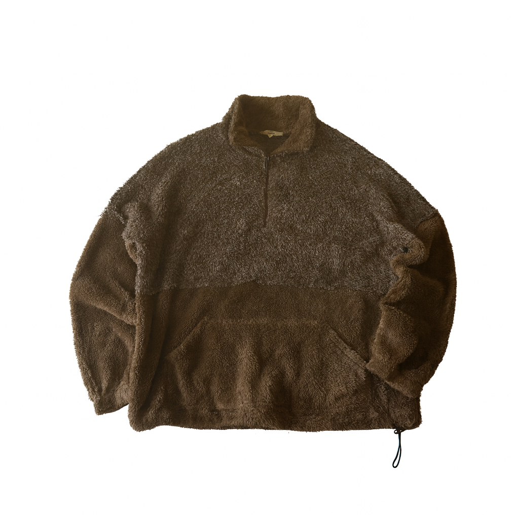 Thrifted - Polar Furry Cafe /  Talla S, 63 ancho ,65 largo