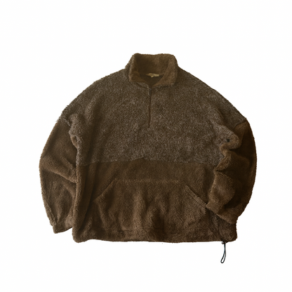 Thrifted - Polar Furry Cafe /  Talla S, 63 ancho ,65 largo