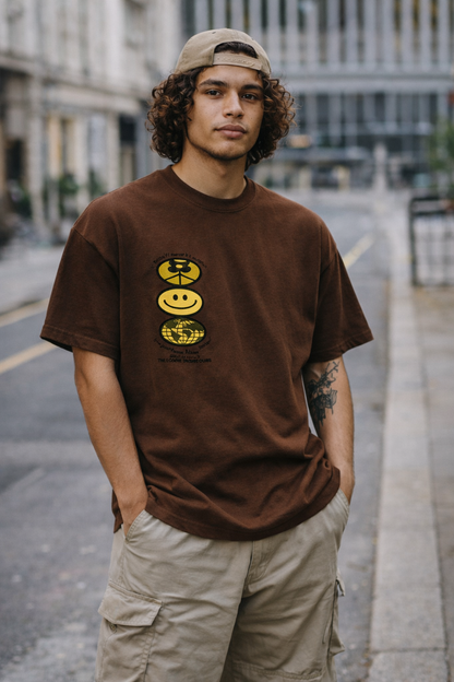 VINTAGE LOVER  — Polera Café para el día a día