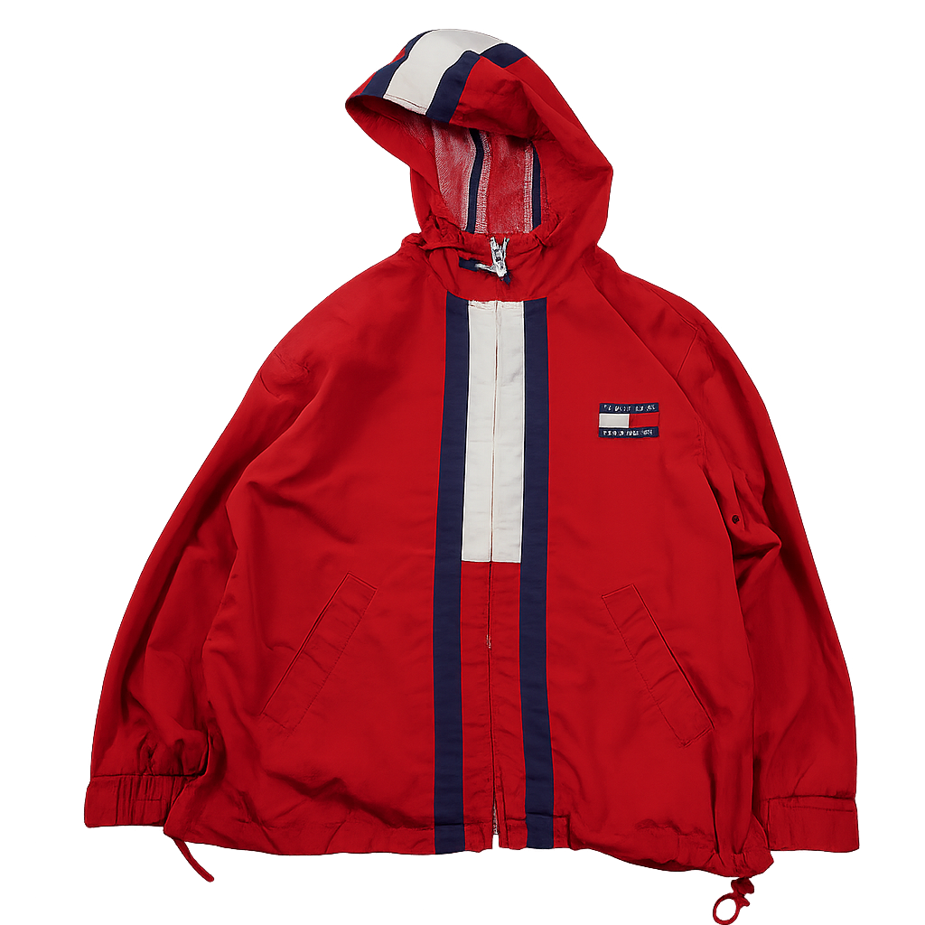 Thrifted - TOMMY Corta Viento Talla M