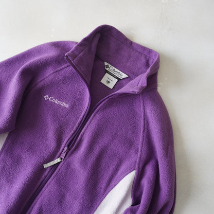 Thrifted - Polar COLUMBIA Morado /  Talla 14/16 Fit S 46 ancho - 58 largo 