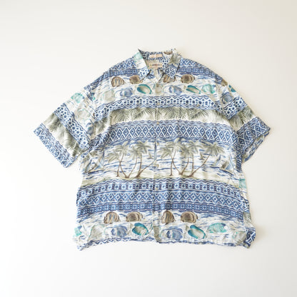 Thrifted - Camisa campia Azul / Talla XL 76 LARGO X64 ANCHO