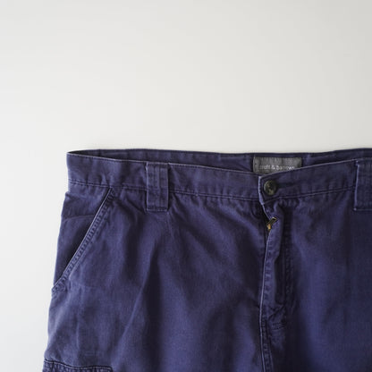Thrifted – Short Cargo Azul Croft & Barrow Talla 38 USA | Cintura 50 cm | Largo 50 cm