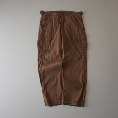 Thrifted – Pantalón Cargo Café REI Outdoor Talla 36x30 USA | Cintura 46 cm | Largo 102 cm | Talón 22 cm