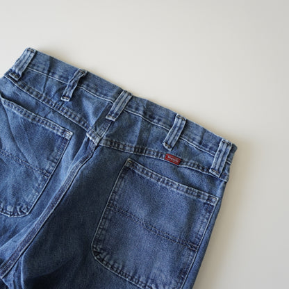 Thrifted – Jeans Carpenter Wrangler Talla 34x30 USA | Cintura 44 cm | Largo 102 cm | Talón 22 cm (Copia)