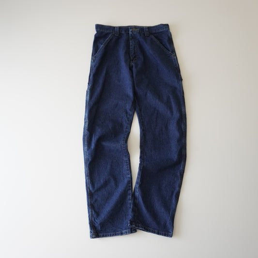 Thrifted – Jean Carpenter Azul Wrangler Talla 30x32 USA | Cintura 40 cm | Largo 106 cm | Talón 20 cm