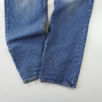 Thrifted – Jean Old Navy Regular Standard Azul Talla 34x— (CL 46 aprox) | Cintura 47 cm | Largo 104 cm | Talón 20 cm