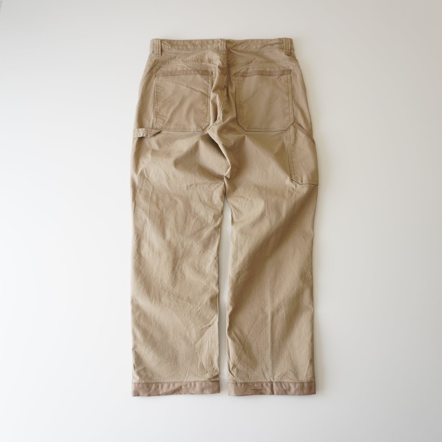 Thrifted – Jean Carpenter Beige Ridgecut Workwear Talla 34x30 USA | Cintura 45 cm | Largo 103 cm | Talón 22 cm