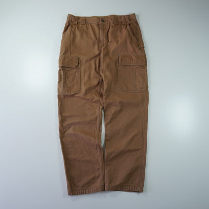 Thrifted – Jean Cargo Duluth Café Talla 38x36 (CL 48/50) | Cintura 119 cm | Largo 48 cm | Talón 24 cm