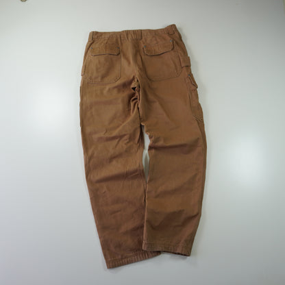 Thrifted – Jean Cargo Duluth Café Talla 38x36 (CL 48/50) | Cintura 119 cm | Largo 48 cm | Talón 24 cm