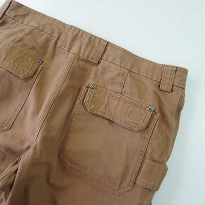 Thrifted – Jean Cargo Duluth Café Talla 38x36 (CL 48/50) | Cintura 119 cm | Largo 48 cm | Talón 24 cm