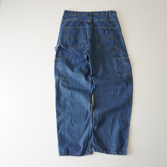 Thrifted – Jean Rural King Talla 34x30 USA | Cintura 44 cm | Largo 104 cm | Talón 24 cm