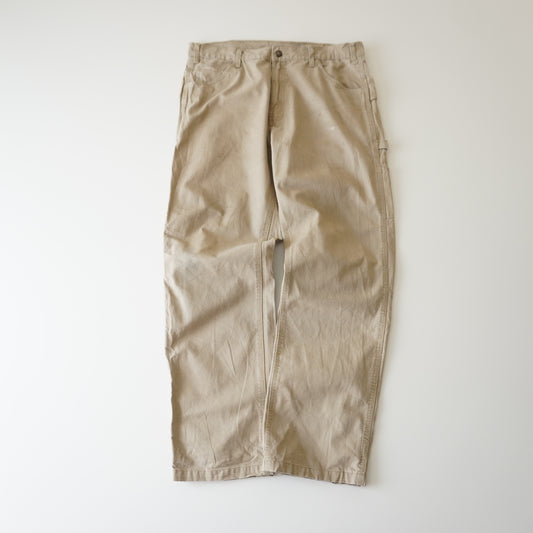 Thrifted – Jean Beige Berne Workwear Talla 34x32 USA | Cintura 46 cm | Largo 107 cm | Talón 23 cm