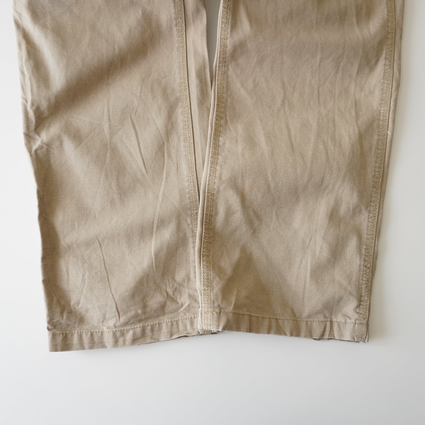 Thrifted – Jean Beige Berne Workwear Talla 34x32 USA | Cintura 46 cm | Largo 107 cm | Talón 23 cm