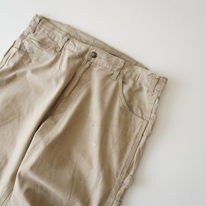 Thrifted – Jean Beige Berne Workwear Talla 34x32 USA | Cintura 46 cm | Largo 107 cm | Talón 23 cm