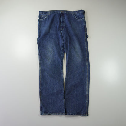 Thrifted – Jean Carpenter Dickies Azul Talla 42x34 (CL 52/54) | Cintura 117 cm | Largo 56 cm | Talón 25 cm