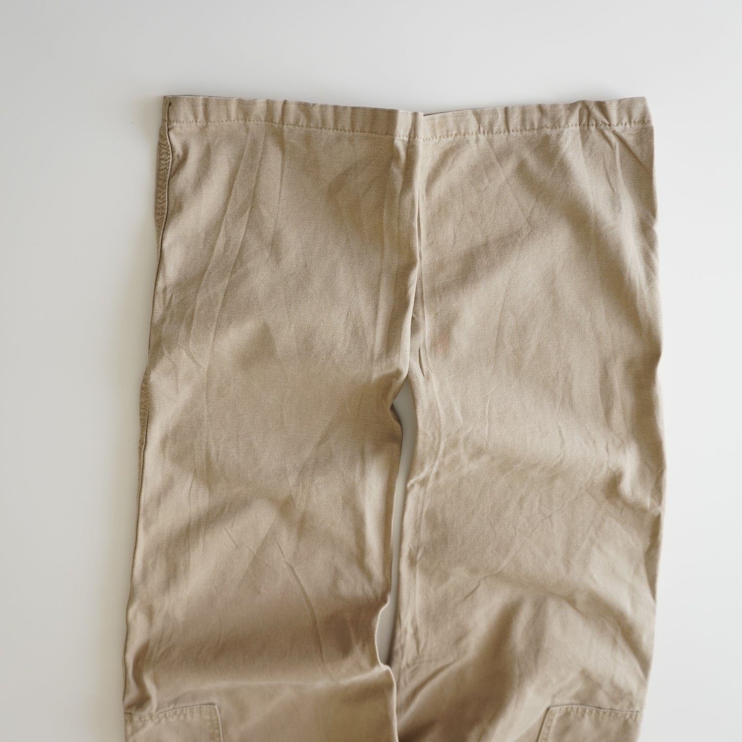 Thrifted – Jean Beige Berne Workwear Talla 34x32 USA | Cintura 46 cm | Largo 107 cm | Talón 23 cm