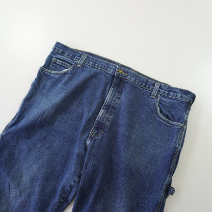 Thrifted – Jean Carpenter Dickies Azul Talla 42x34 (CL 52/54) | Cintura 117 cm | Largo 56 cm | Talón 25 cm