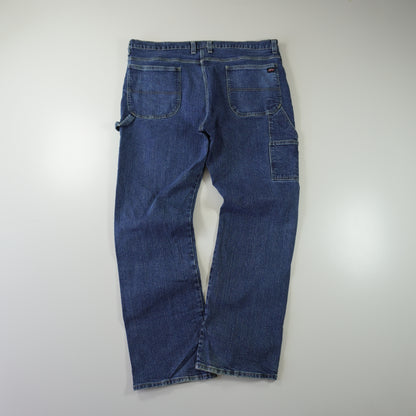 Thrifted – Jean Carpenter Dickies Azul Talla 42x34 (CL 52/54) | Cintura 117 cm | Largo 56 cm | Talón 25 cm
