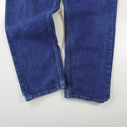 Thrifted – Jean Canyon River Azul Talla USA (CL 50) | Cintura 106 cm | Largo 51 cm | Talón 20 cm