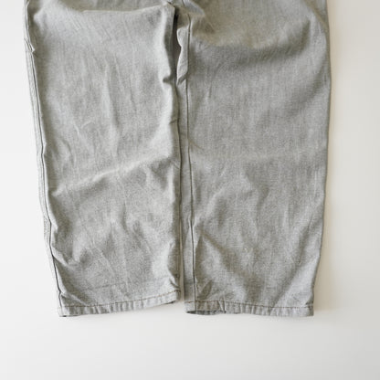 Thrifted – Jean Carpintero Gris Talla 32 USA | Cintura 43 cm | Largo 111 cm | Talón 21 cm