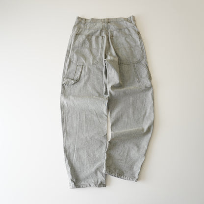 Thrifted – Jean Carpintero Gris Talla 32 USA | Cintura 43 cm | Largo 111 cm | Talón 21 cm