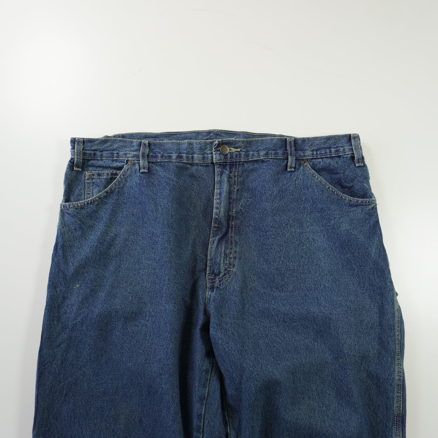 Thrifted – Jean Carpenter Dickies Azul Talla 42x30 (CL 56/58) | Cintura 111 cm | Largo 55 cm | Talón 25 cm