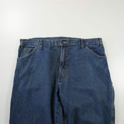 Thrifted – Jean Carpenter Dickies Azul Talla 42x30 (CL 56/58) | Cintura 111 cm | Largo 55 cm | Talón 25 cm