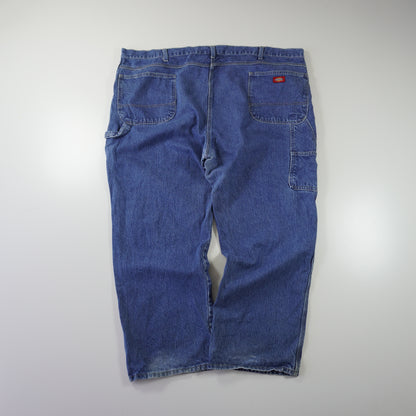 Thrifted – Jean Carpenter Dickies Azul Talla 50x30 (CL 64/66) | Cintura 111 cm | Largo 67 cm | Talón 26 cm