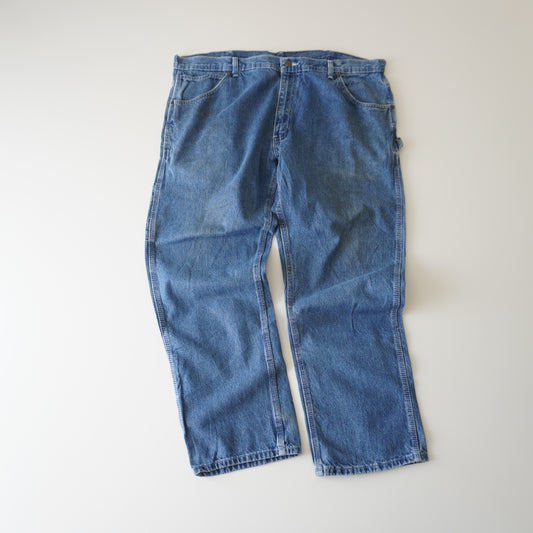 Thrifted – Jean Carpintero Key Talla 42x30 USA | Cintura 55 cm | Largo 104 cm | Talón 24 cm