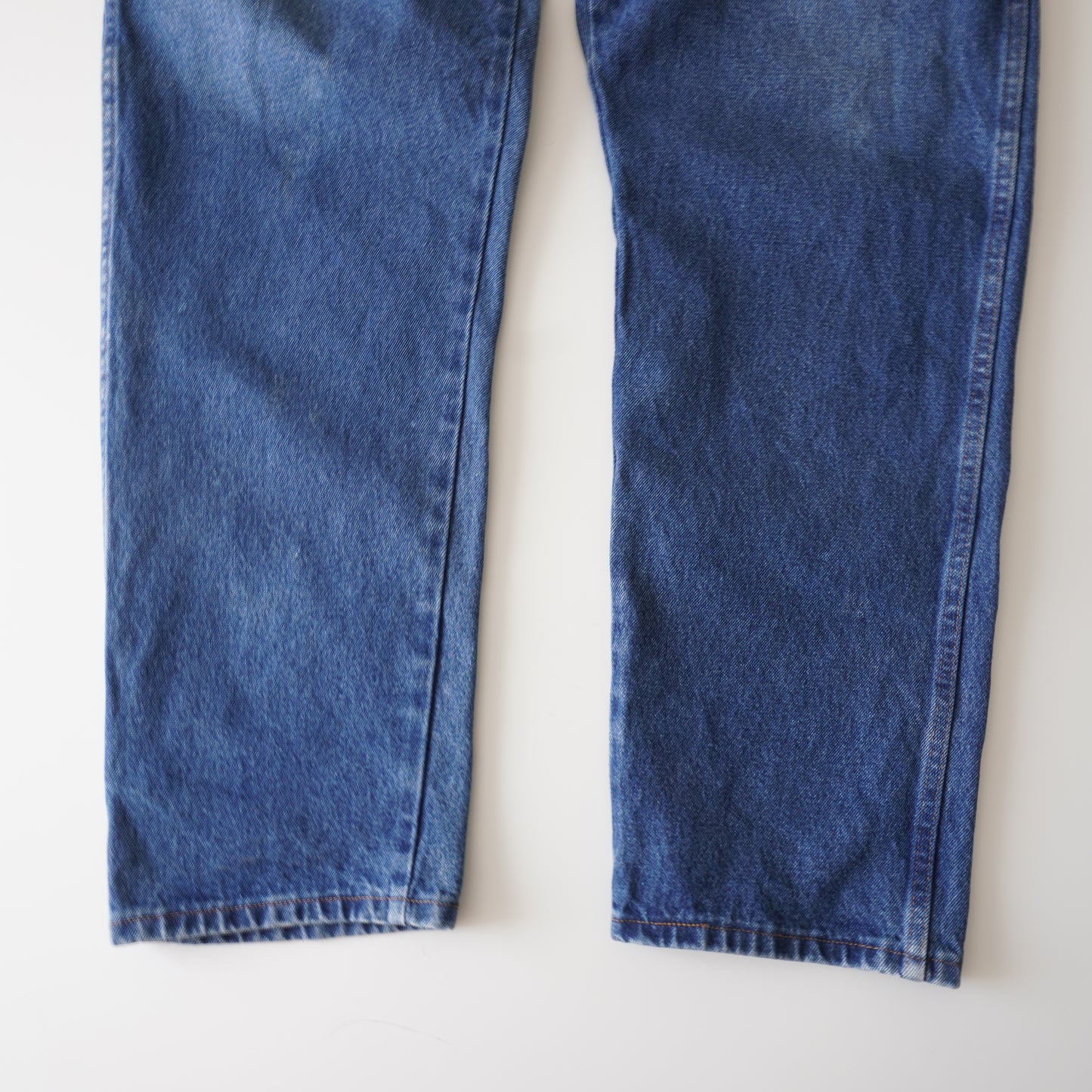 Thrifted – Jean Carpenter Azul Rustler Talla 46x32 (CL 58-60) | Cintura 60 cm | Largo 114 cm | Talón 22 cm