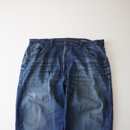 Thrifted – Jean Nautica Relaxed Fit Stretch Talla 44x32 USA (CL 58–60 aprox.) | Cintura 59 cm | Largo 116 cm | Talón 23 cm