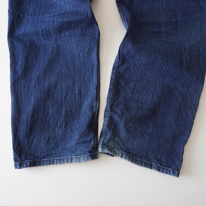 Thrifted – Jean Nautica Relaxed Fit Stretch Talla 44x32 USA (CL 58–60 aprox.) | Cintura 59 cm | Largo 116 cm | Talón 23 cm