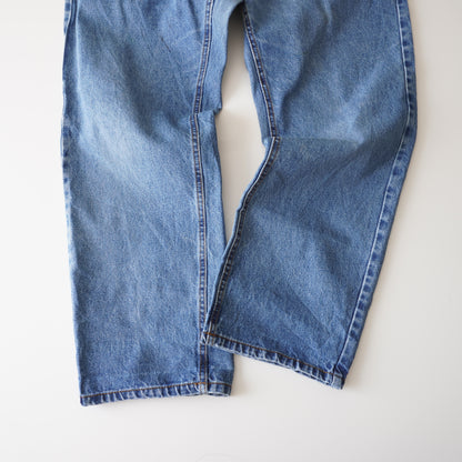 Thrifted – Jean Mountain Ridge Azul Talla 40 (CL 50-52) | Cintura 53 cm | Largo 103 cm | Talón 22 cm