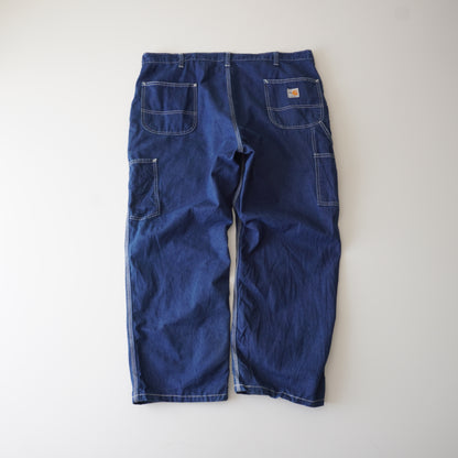 Thrifted – Jean Carpenter Carhartt Costuras Blancas Talla 42x28 USA (CL 54–56 aprox.) | Cintura 56 cm | Largo 102 cm | Talón 25 cm