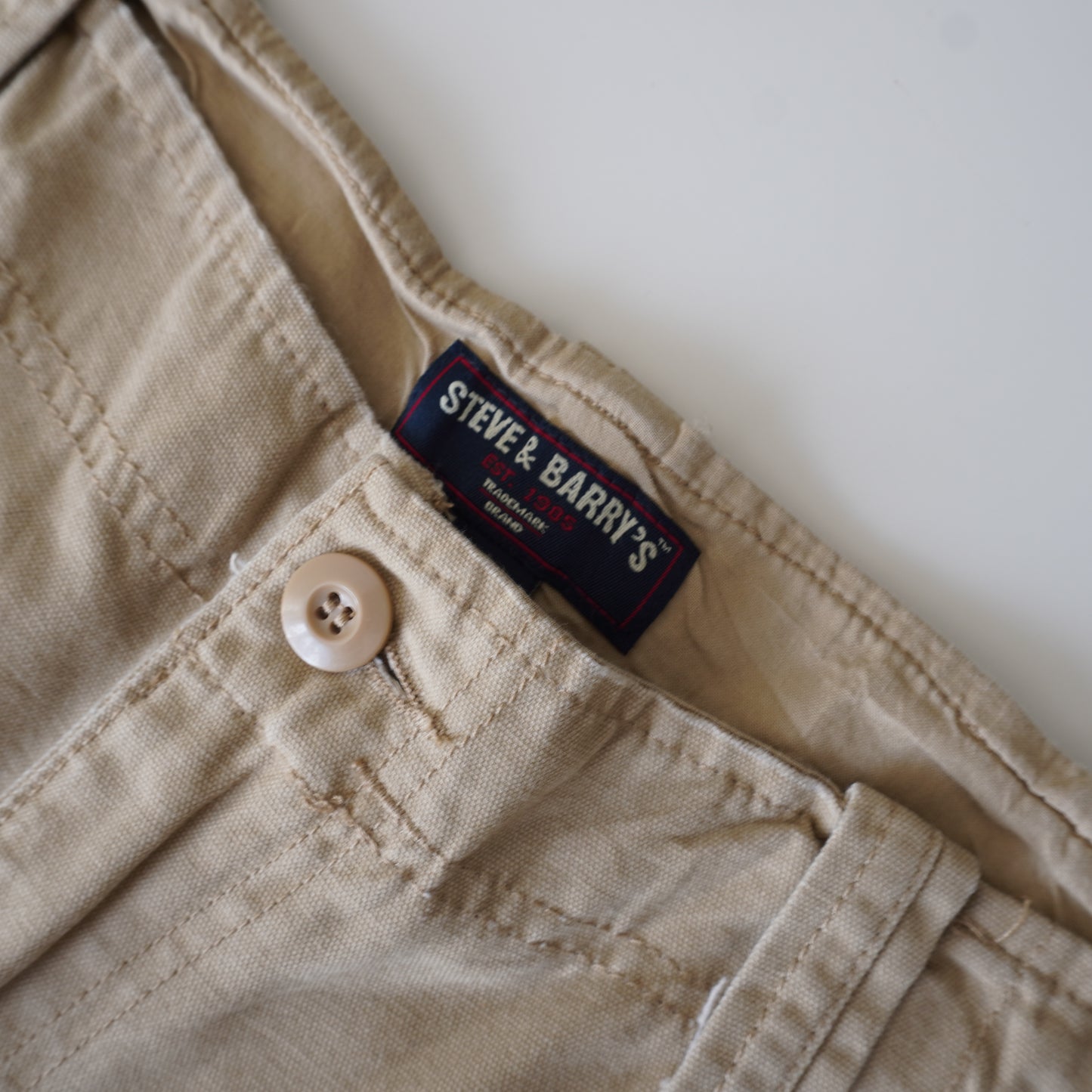 Thrifted – Pantalón Cargo  Steve & Barry’s Talla 40x30 USA (CL 52 aprox.) | Cintura 52 cm | Largo 108 cm | Talón 28 cm